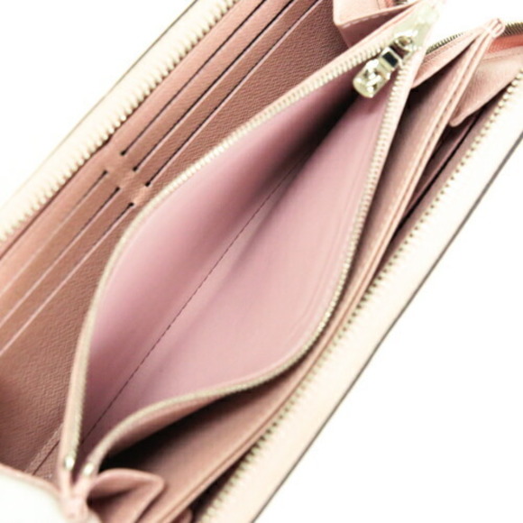 Louis Vuitton Zippy Wallet Epi Leather Long Enamel Rose Ballerine Pink - Picture 11 of 12